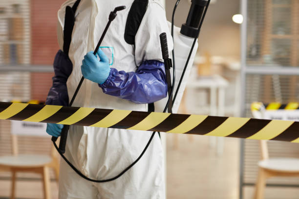 Professional Crime Scene Cleanup technician working in Hatley, WI